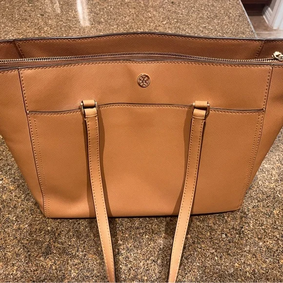 TORY BURCH PERRY TRIPLE-COMPARTMENT TOTE BAG